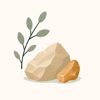 Gum tragacanth, a natural fiber from the Astragalus gummifer plant